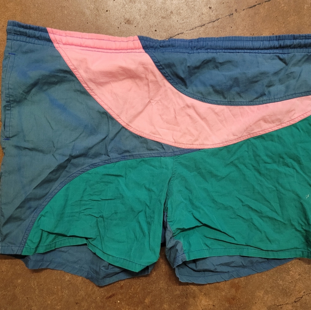 Vintage dad pierre cardin swim trunks 90s